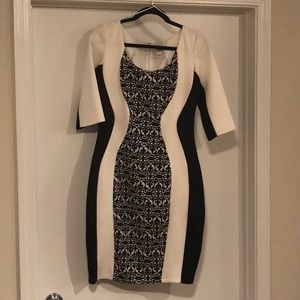Black/white Sangria Dress